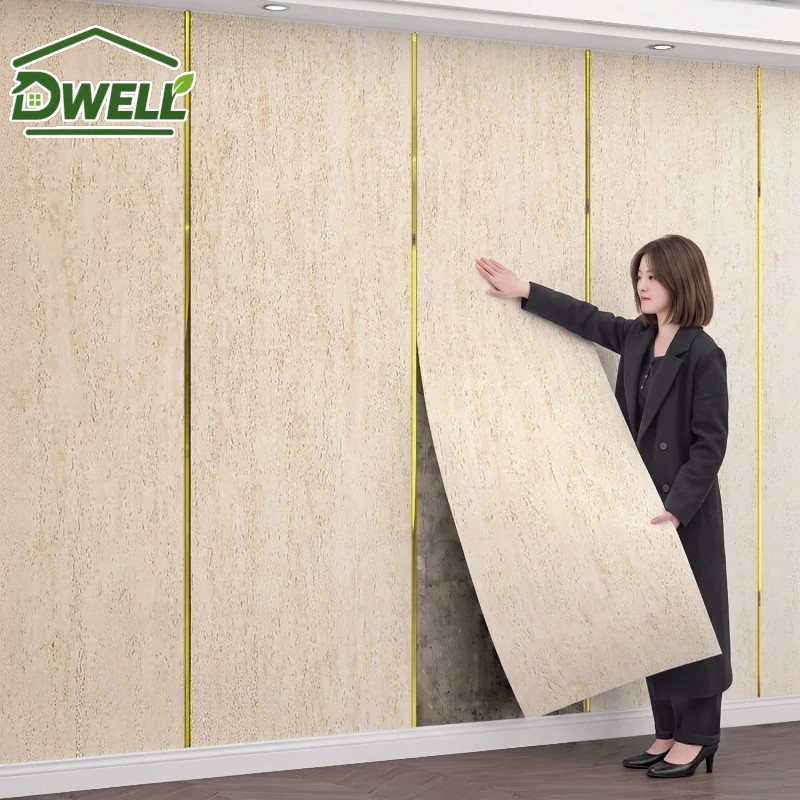 Luxury Lifestyle Wallpaper - Luxury Roman Travertine Self Adhesive Wallpaper