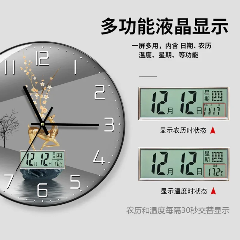 Watch Wall Clock Living Room w - Luxury Lifestyle Fashion ulasan dan harga