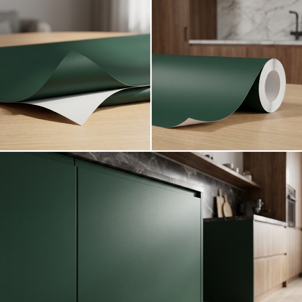 Luxury Matte Emerald Green PVC - Luxury Lifestyle Wallpaper ulasan dan harga