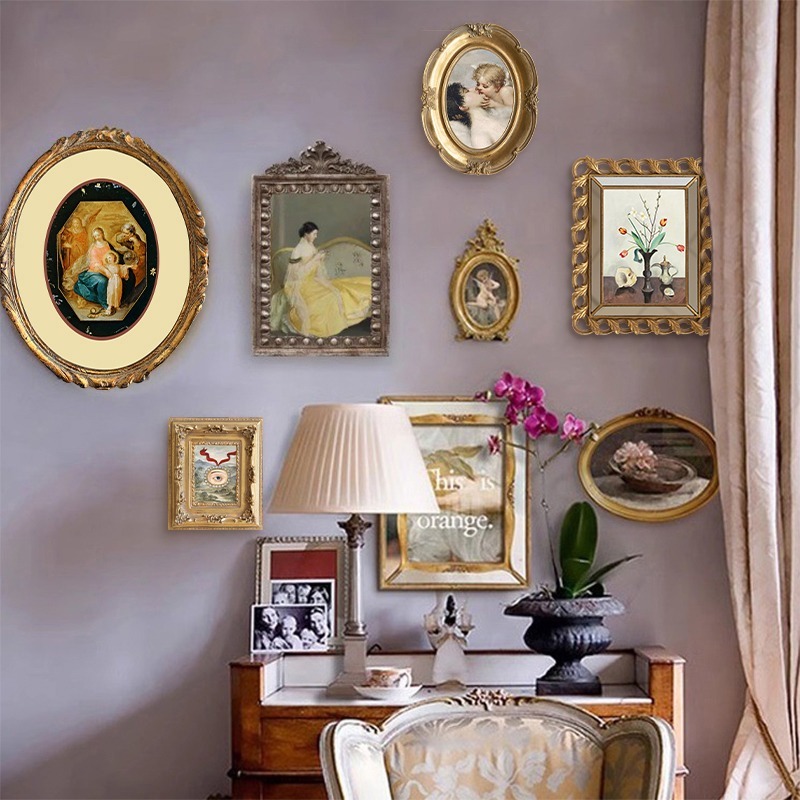 Retro Painting Frame Living Ro - Luxury Lifestyle Wallpaper ulasan dan harga