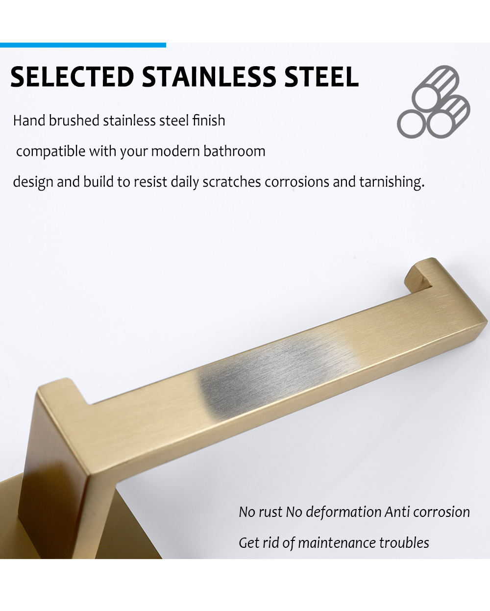 Luxury Gold Brushed Wall Mount - Luxury Lifestyle Wallpaper ulasan dan harga